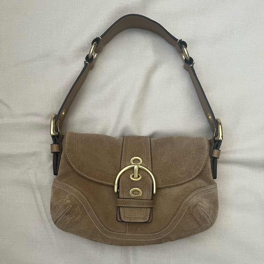 Vintage Coach Soho Suede Bag